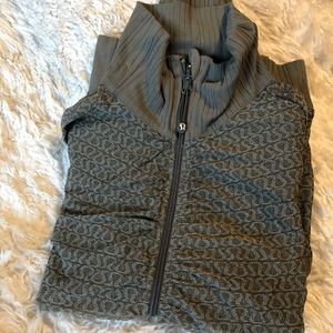 Lululemon reversible olive green jacket